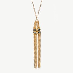 Isharya Gold Plated Tassel Necklace